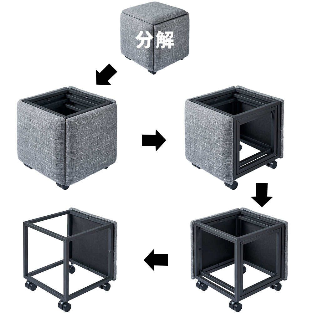 コンビネーション スツール 5脚セット 5in1コンビネーション