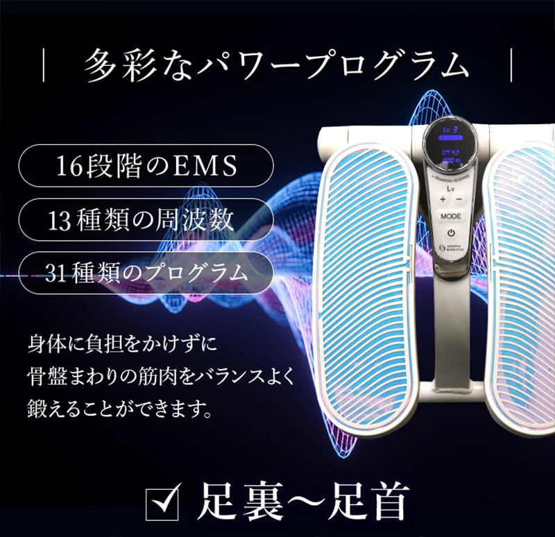 芦屋美整体 【終売】芦屋美整体 eトレーニングホッパー EMS 骨盤 ケア