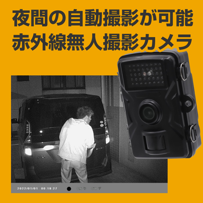 ファミラ 赤外線無人撮影カメラ SDカード付き 防犯カメラ 赤外線 ファミラ 赤外線無人撮影カメラ SDカード付き 防犯カメラ 赤外線