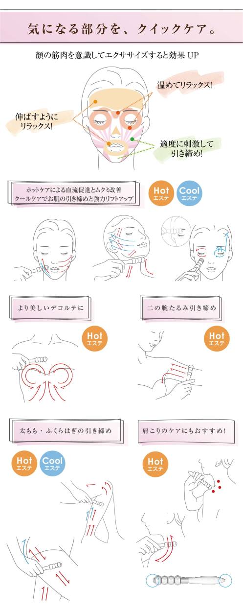 テラローラーミュー 美顔器 美波動 美容 ローラー テラローラーμ