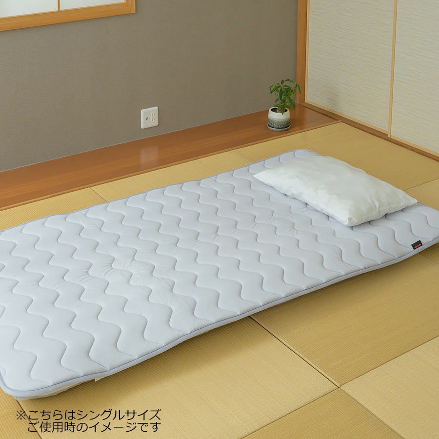 テイジン 防ダニ快適トッパー ダブルTEIJIN 140×205cm TVで紹介