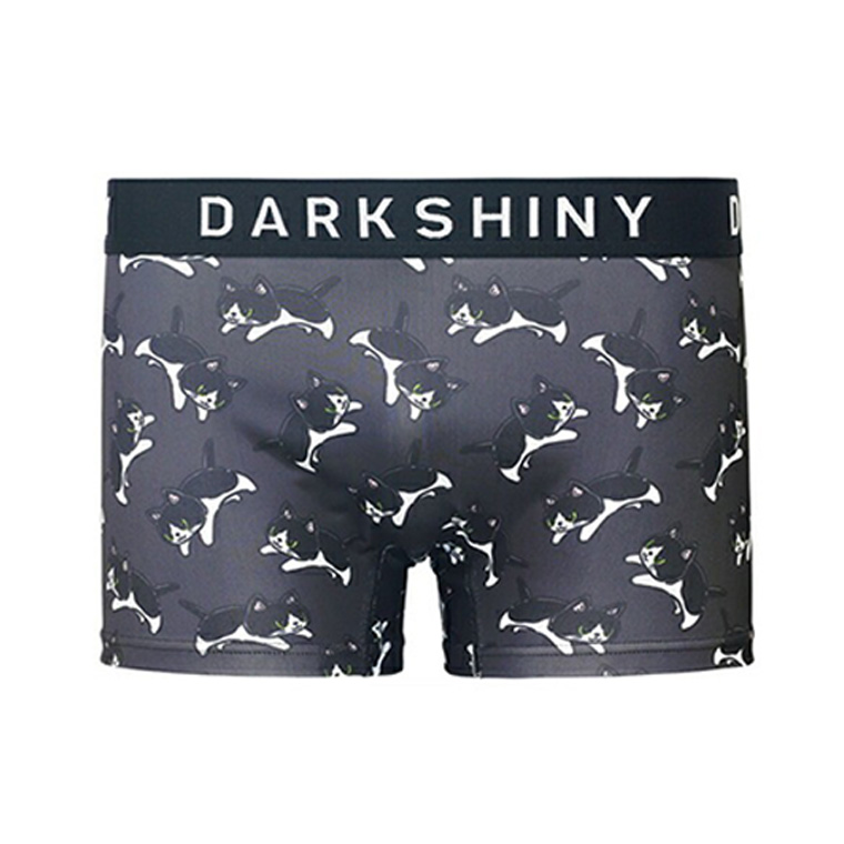 ボクサーパンツ メンズ 男女兼用 飛び猫 猫柄 2025 ネコ ねこ好き 誕生日 プレゼント ギフト 総柄 かわいい おしゃれ 派手 友達 男性 20代 30代 40代 | DARK SHINY | 10