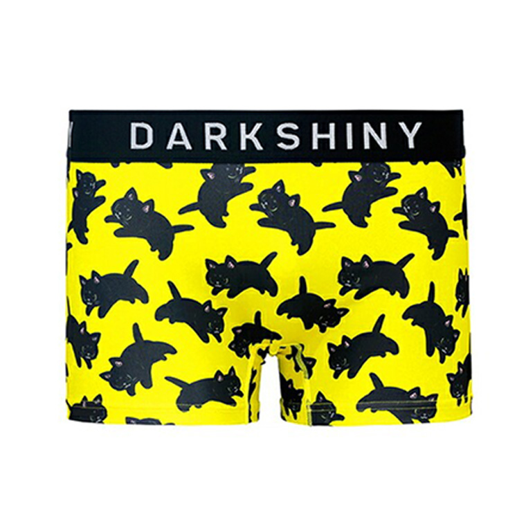 ボクサーパンツ メンズ 男女兼用 飛び猫 猫柄 2025 ネコ ねこ好き 誕生日 プレゼント ギフト 総柄 かわいい おしゃれ 派手 友達 男性 20代 30代 40代 | DARK SHINY | 11