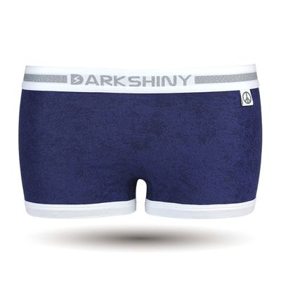 ボクサーパンツ レディース 下着 DARKSHINY ダークシャイニー パイルニット 人気 おしゃれ 大きいサイズ 青 ブルー  ギフト プレゼント | DARK SHINY