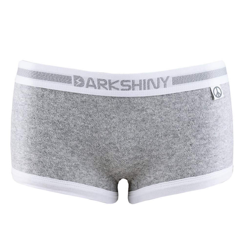 ボクサーパンツ レディース 下着 DARKSHINY ダークシャイニー パイルニット 人気 おしゃれ 大きいサイズ 灰 グレー ギフト プレゼント | DARK SHINY
