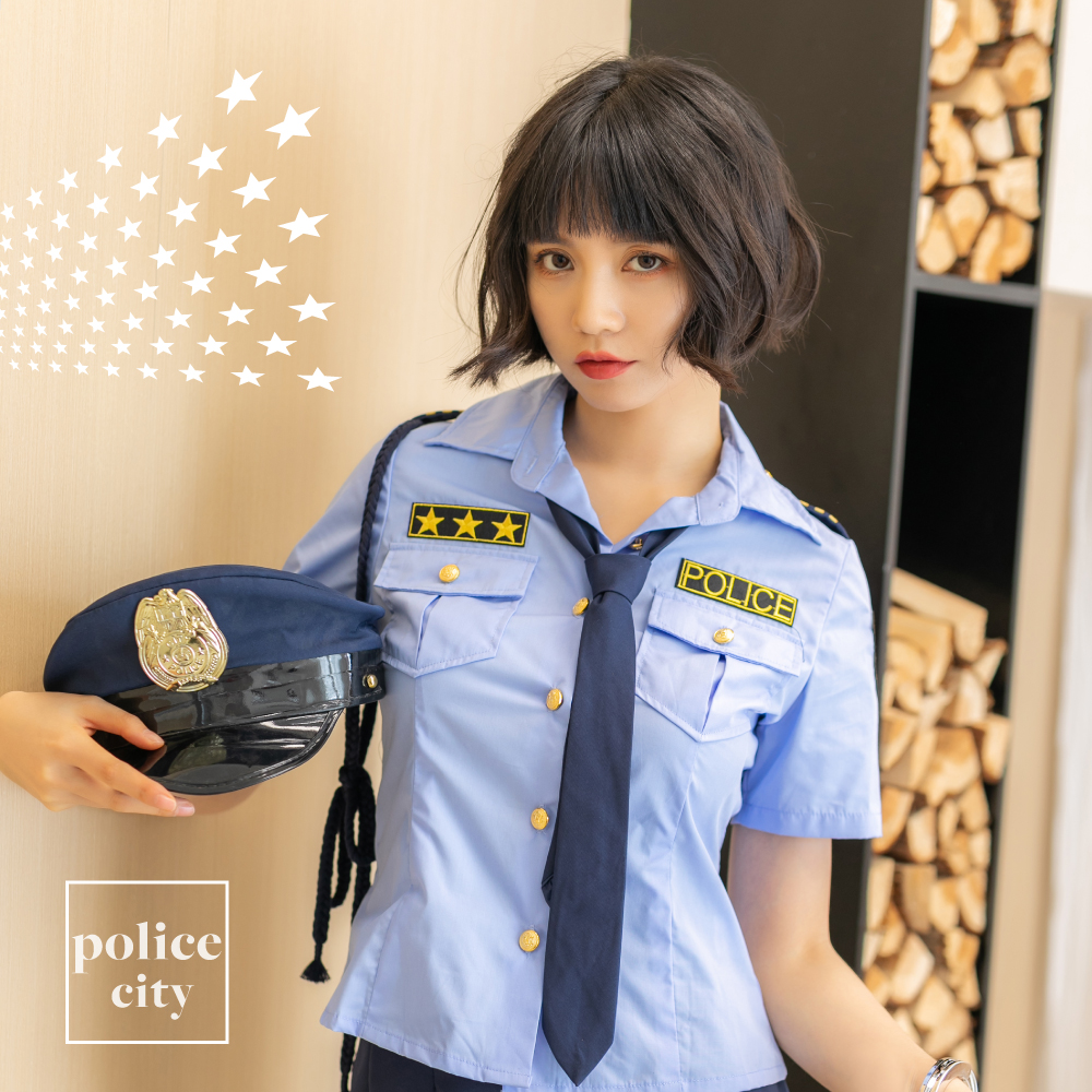 ハロウィン コスプレ ポリス 送料無料 ミニスカポリス 警察 警官 衣装 シャツ スカート 帽子 手錠 コスチューム こすぷれ 可愛い 男ウケ セクシー