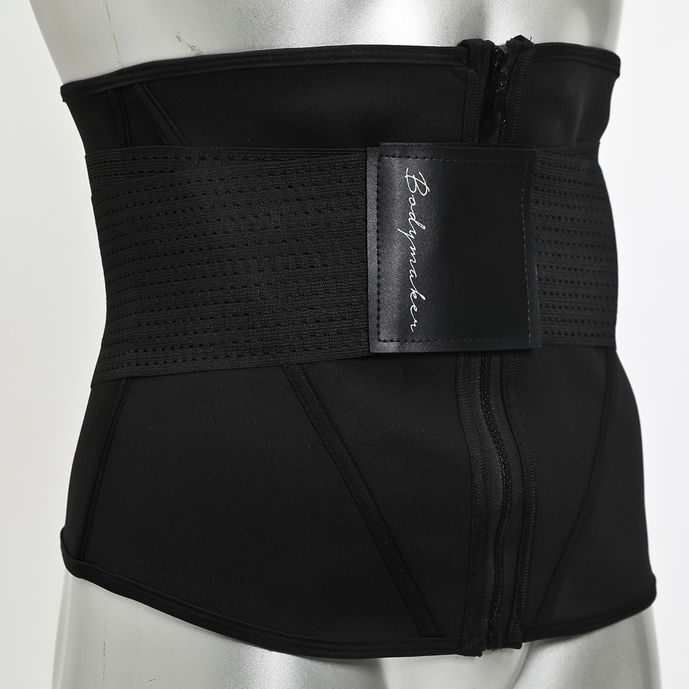 減量用トレーニングサウナベルト L ブラック BODYMAKER ボディメーカー