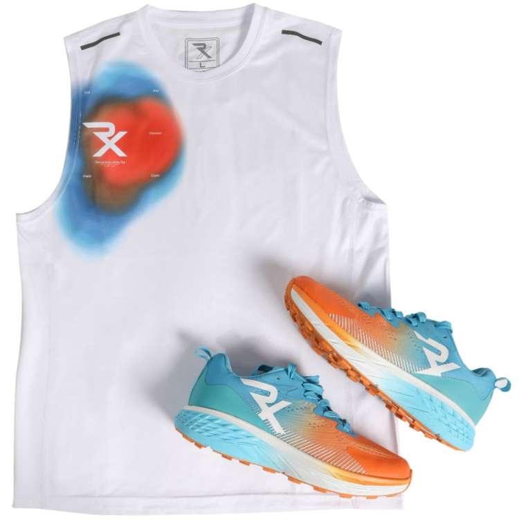 RX DRY TECH ノースリーブ 昇華 L ブラック BODYMAKER ボディメーカー BODYMAKER RX DRY TECH ノースリーブ Tシャツ 吸汗速乾 グラデーション 赤 | BODYMAKER | 05