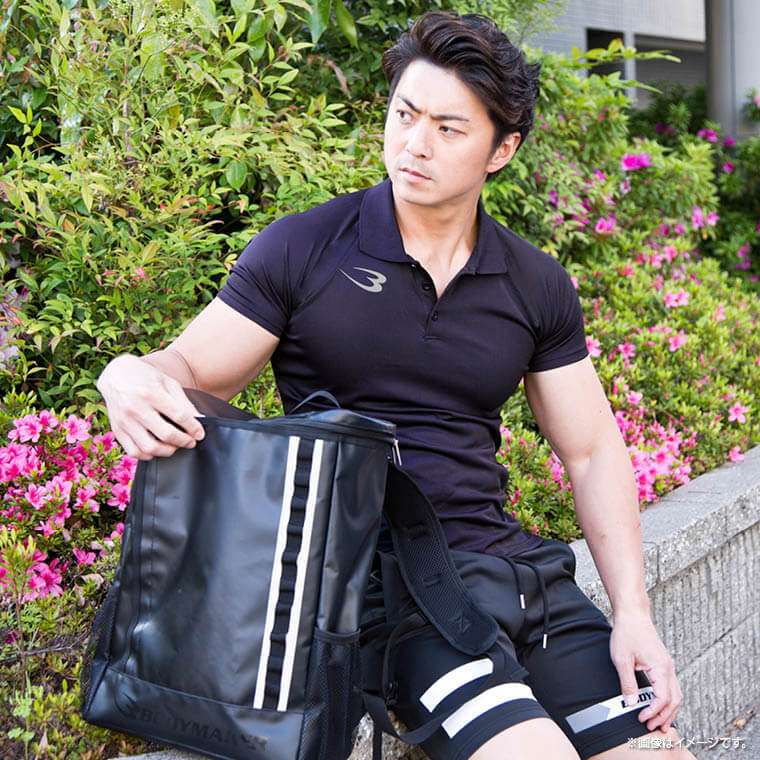 BM・DRY ポロシャツ 2XL ブラック BODYMAKER ボディメーカー BODYMAKER ポロシャツ DRY ハーフスリーブ 半袖 吸汗速乾 トレーニング ワークアウト | BODYMAKER | 04