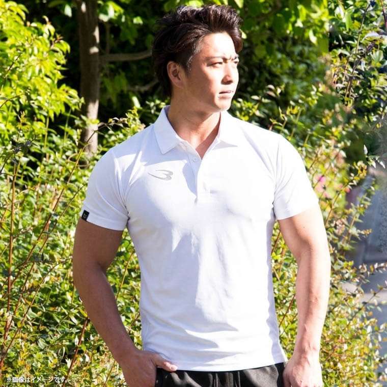 BM・DRY ポロシャツ 2XL ブラック BODYMAKER ボディメーカー BODYMAKER ポロシャツ DRY ハーフスリーブ 半袖 吸汗速乾 トレーニング ワークアウト | BODYMAKER | 05