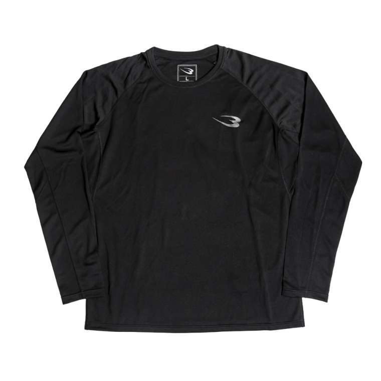 BM・DRY TECH ロングスリーブ 2XL ブラック BODYMAKER ボディメーカー BODYMAKER BM・DRY TECH DRY ロングスリーブ 長袖 吸汗速乾 ランニング | BODYMAKER | 01