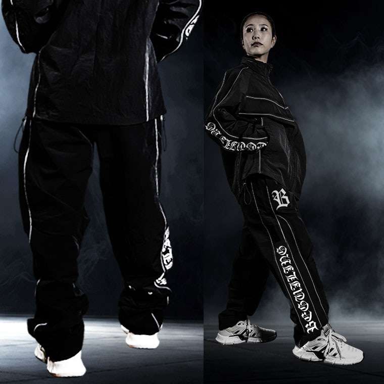 BODYMAKER（ボディメーカー） プラスB NYLONロングパンツ 2XL ブラック
