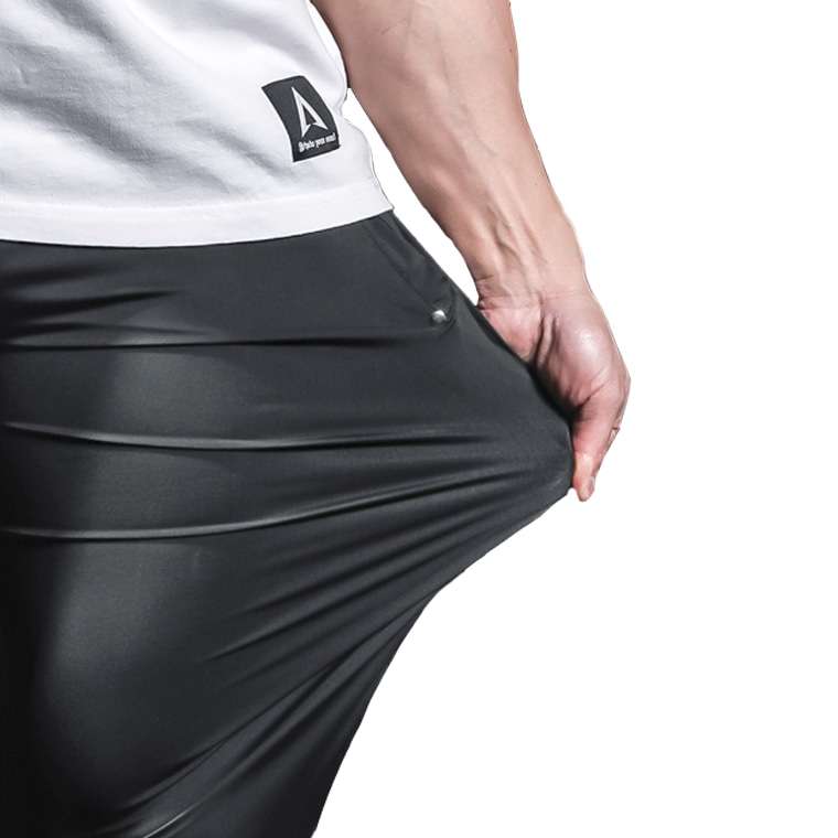 ∧B ストレッチ ジョガーパンツ 2XL ブラック BODYMAKER ボディメーカー bmtw ∧B アンド・ビー テーパードシルエット ロングパンツ ナイロン GYM ジム | BODYMAKER | 05