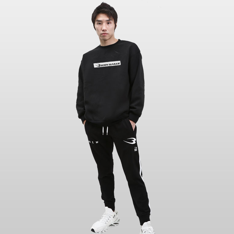 スウェット裏起毛トレーナー BODYMAKERロゴ BODYMAKER ボディメーカー トレーナー プルオーバー スウェット トップス 裏起毛 防寒 メンズ 男性 女性 |  | 03