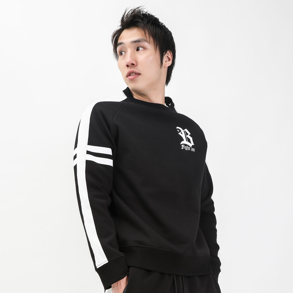 プラスB FIGHT-WEAR トレーナー BODYMAKER ボディメーカー ＋Ｂ ＦＩＧＨＴ−ＷＥＡＲ トレーナー ウォームアップ 裏起毛 軽い 暖かい ジムウエア |  | 01