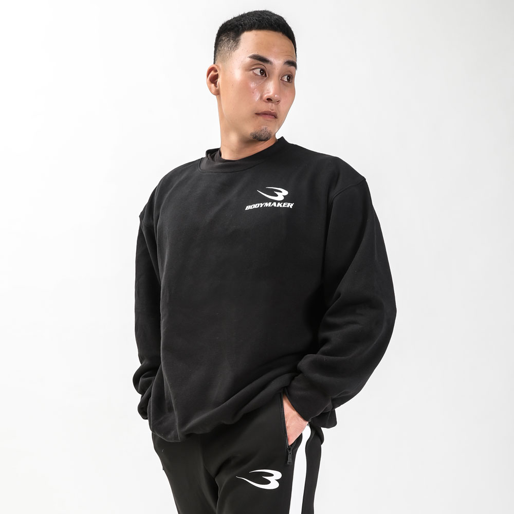 スウェット裏起毛トレーナー Bロゴ BODYMAKER ボディメーカー BODYMAKER ボディメーカー クルーネック メンズ 裏起毛 トレーナー スウェット 冬 防寒 |  | 03