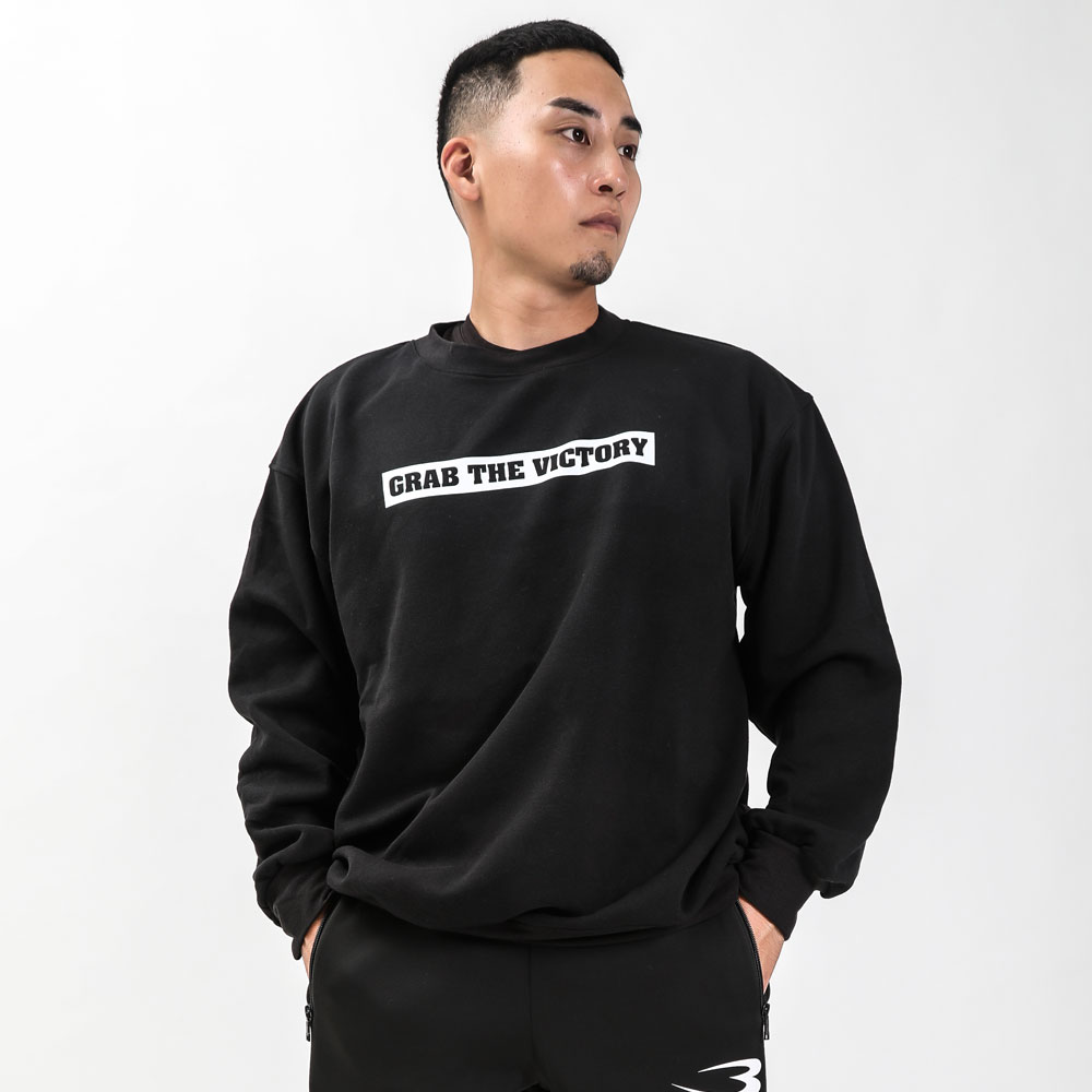 スウェット裏起毛トレーナー ボックスロゴ BODYMAKER ボディメーカー BODYMAKER ボディメーカー GRAB THE VICTORY クルーネック メンズ 裏起毛 トレーナー |  | 01