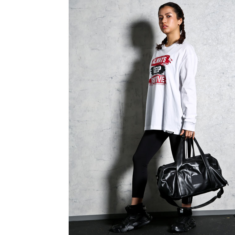 プリントTシャツ ロングスリーブ4 BODYMAKER ボディメーカー ベーシックTシャツ 長袖 ロングスリーブ ラバープリント 綿100% コットン100% |  | 05