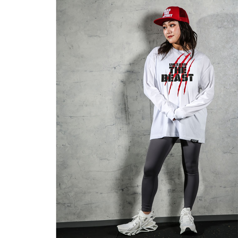 プリントTシャツ ロングスリーブ5 BODYMAKER ボディメーカー ベーシックTシャツ 長袖 ロングスリーブ ラバープリント 綿100% コットン100% |  | 05