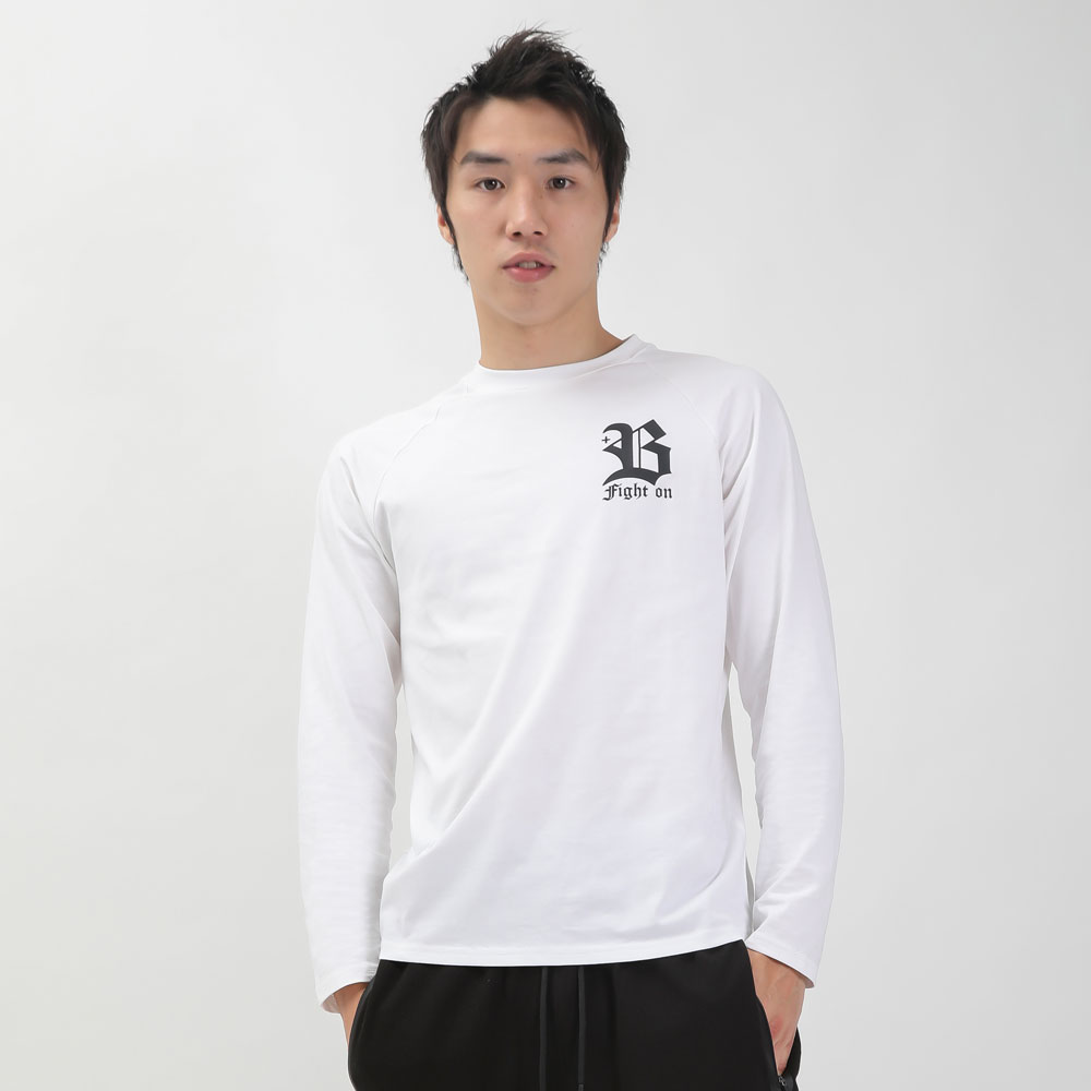 BODYMAKER（ボディメーカー） プラスB プリントロングスリーブTシャツ
