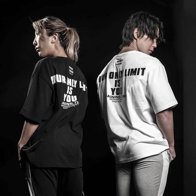 bmtw オーバーサイズ ハーフスリーブ1 L ブラック BODYMAKER ボディメーカー bmtw BODYMAKER プリントTシャツ 半袖 ハーフスリーブロゴT 綿100% | BODYMAKER | 04