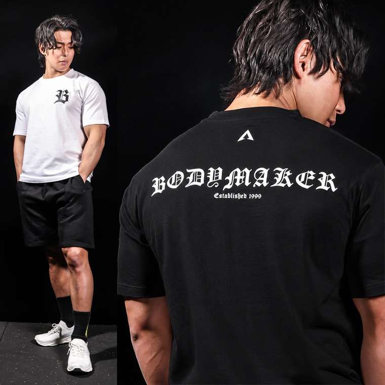 ∧B プリントTシャツ ハーフスリーブ1 L ブラック BODYMAKER ボディメーカー ∧B アンド・ビー BODYMAKER プリントTシャツ 半袖 ハーフスリーブ ロゴT | BODYMAKER | 04