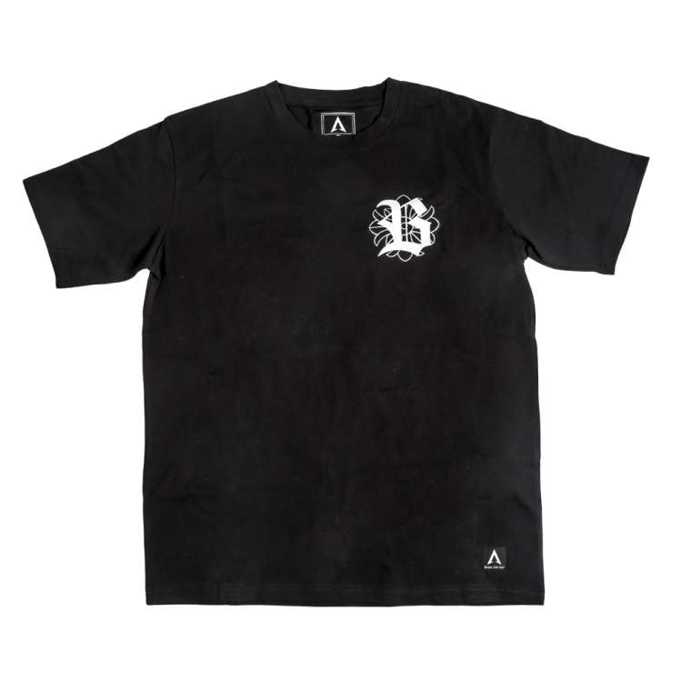 ∧B プリントTシャツ ハーフスリーブ1 L ブラック BODYMAKER ボディメーカー ∧B アンド・ビー BODYMAKER プリントTシャツ 半袖 ハーフスリーブ ロゴT | BODYMAKER | 01