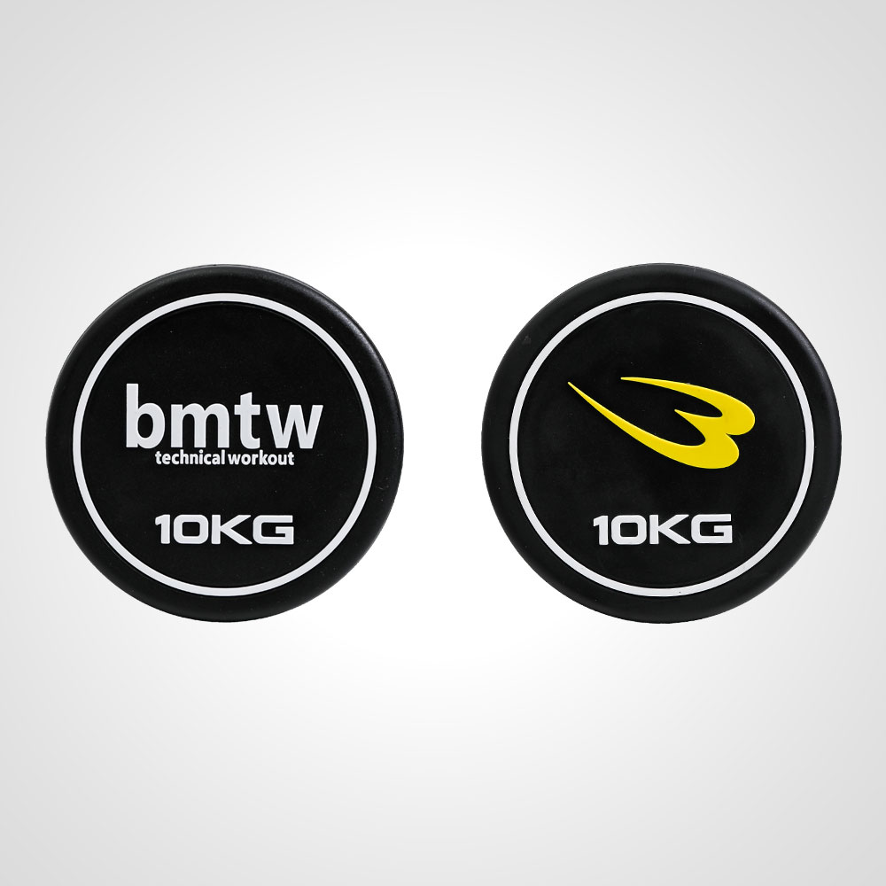 BODYMAKER（ボディメーカー） 床に傷がつきにくい PUダンベル 10kg