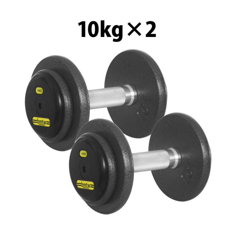BODYMAKER（ボディメーカー） ジム用ハンマートーンダンベル 10kg 2個 