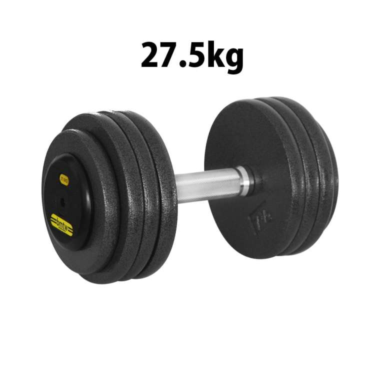 ジム用ハンマートーンダンベル 27.5kg BODYMAKER ボディメーカー 筋トレ 腹筋 体幹トレーニング ベンチプレス トレーニング プレート バーベル