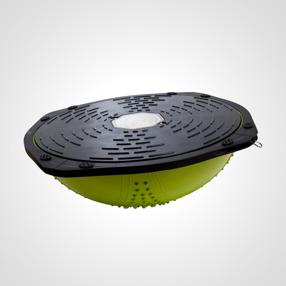 半円型フィットネスボール チューブ付き2 BODYMAKER ボディメーカー シェイプアップ ダイエット ジムボール バランスボール バランス 腹筋 【90日保証】 | BODYMAKER | 07