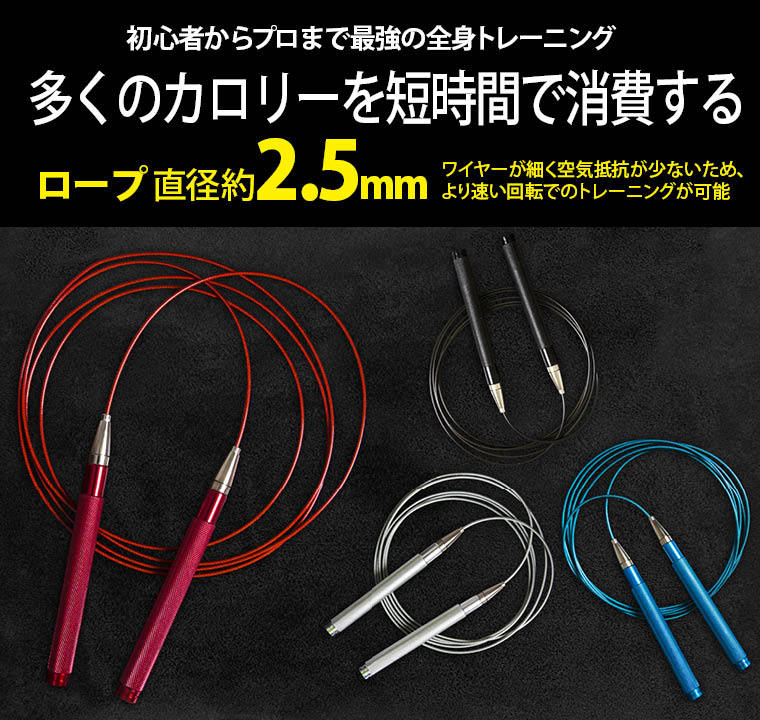 BODYMAKER（ボディメーカー） ケーブルジャンプロープ 縄跳び