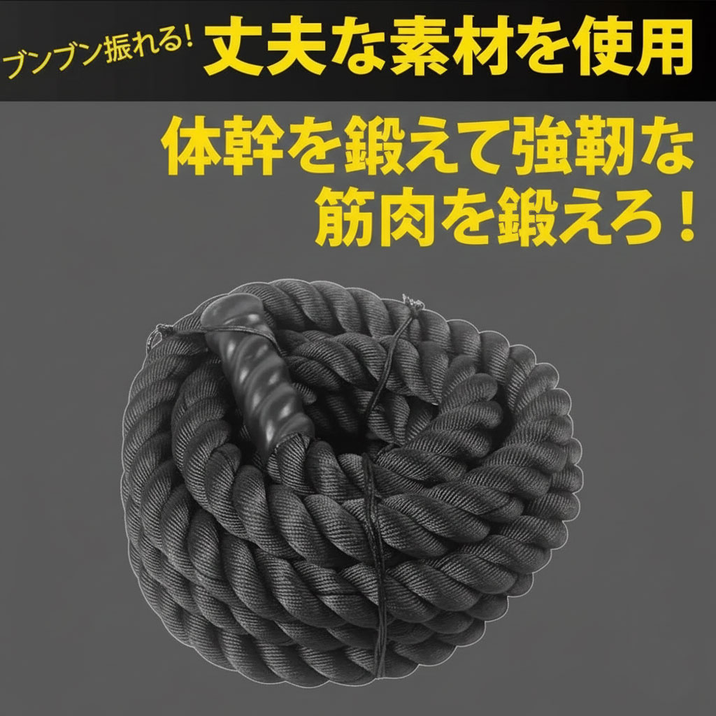 BODYMAKER（ボディメーカー） bmtwトレーニングロープ 9m 直径50mm