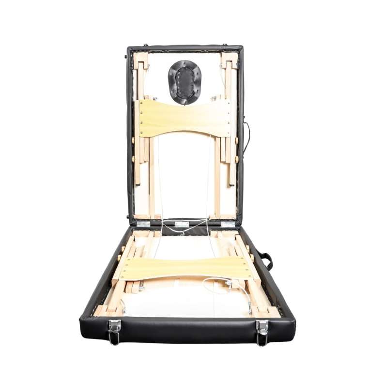 リラックスベッド ブラック BODYMAKER ボディメーカー TM247 リラックスベッド 軽量 折りたたみ マッサージベッド |  | 03