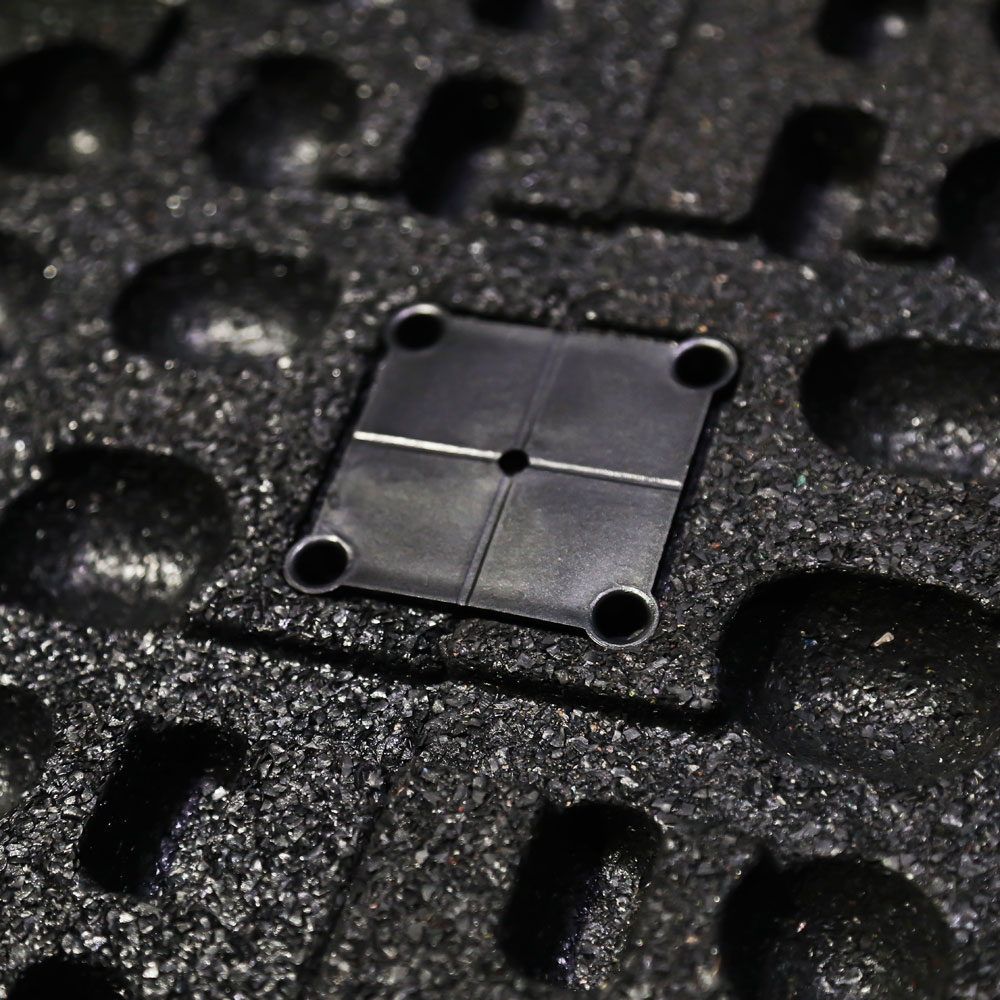 プラットホーム 2m×1m 留め具セット BODYMAKER ボディメーカー マット ゴムマット ラバーマット トレーニングマット ジョイント式 防音 傷防止 保護 | BODYMAKER | 13