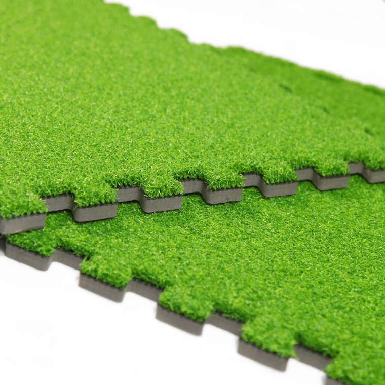 EVAマット 人工芝コート 60cm(2cm厚) 15枚セット BODYMAKER ボディメーカー TT026EVA マット ラバーコート 60cm 2cm ラバー 床 ゴム ジョイント | BODYMAKER | 04