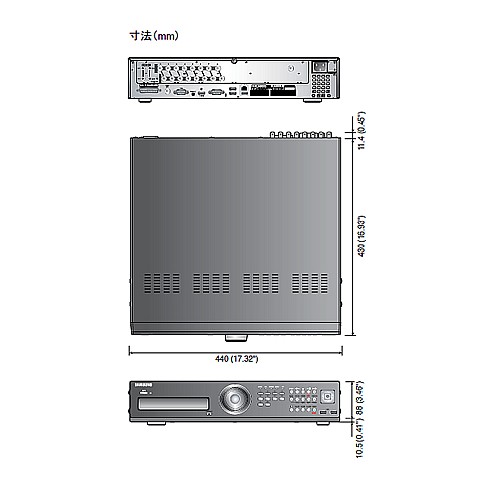 サムスン デジタルビデオレコーダー SRD-840N SRD-840 - Hanwha Vision