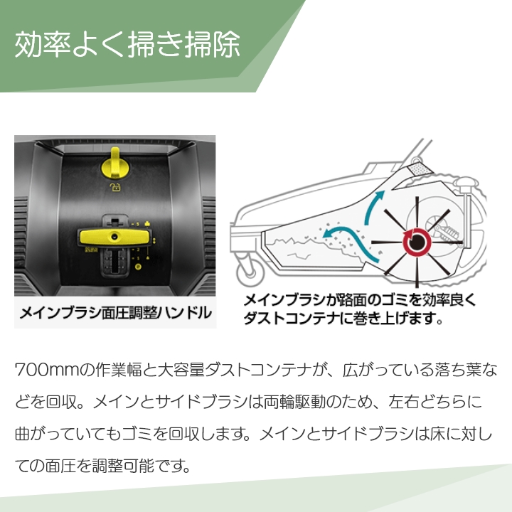 ケルヒャー（KARCHER） スイーパー KM70/20C 1.517-106.0 手押し式