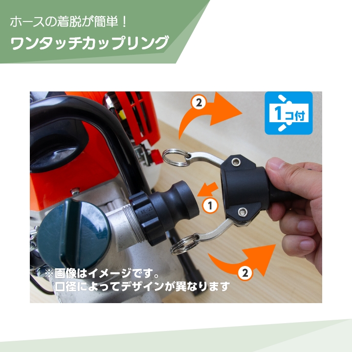 工進（KOSHIN） 工進エンジンポンプ SEV-25FZ 4サイクル 4ストローク