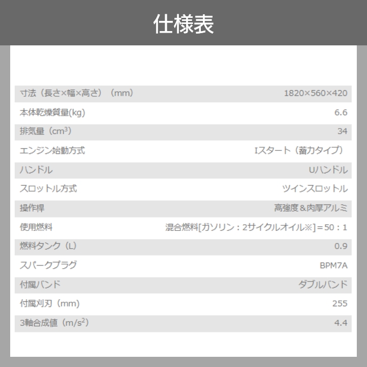 KIORITZ（共立） 草刈機 エンジン 2サイクル SRE3600UT 34cc 両手