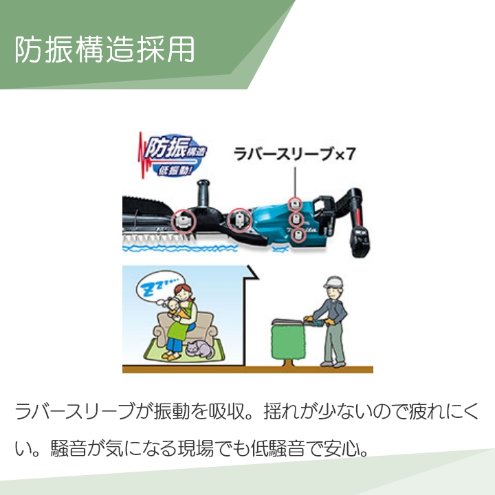 マキタ 充電式 ヘッジトリマ 18V MUH603SDGX エンジン22mLクラス