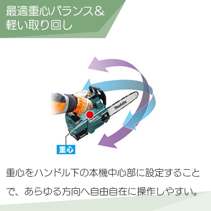 マキタ(makita) 充電式 チェーンソー 40Vmax MUC002GRDX 青 マキタ(makita) 充電式 チェーンソー 40Vmax MUC002GRDX 青