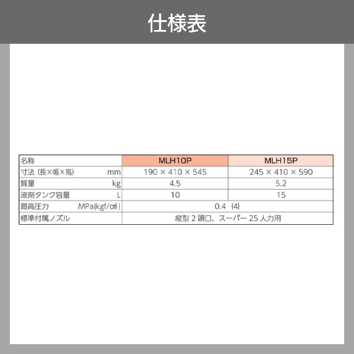 丸山製作所 手動 噴霧器 MLH10P 388070 背負い式 噴霧 防除 除草