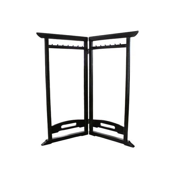 書道具 縞黒檀 唐木筆掛け 衣桁型 20本掛 古玩民具 習字 書道具 縞黒檀 唐木筆掛け 衣桁型 20本掛 古玩民具 習字