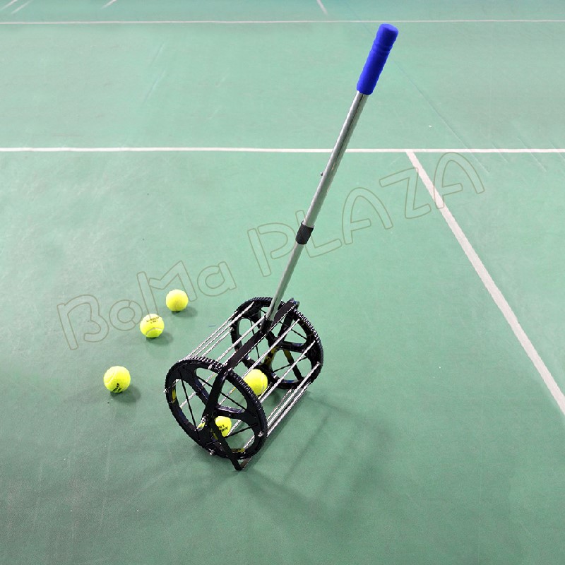 激安通販専門店 テニスボールカゴ 集球器 ボール拾いカゴ ボール回収器 テニス対応 練習用 専用拾球器 テニストレーニングマシン 簡単に拾う 