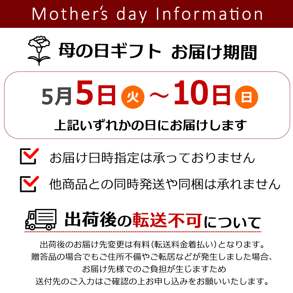 カーネーション 母の日 プレゼント いつ お届け 通販 宅配