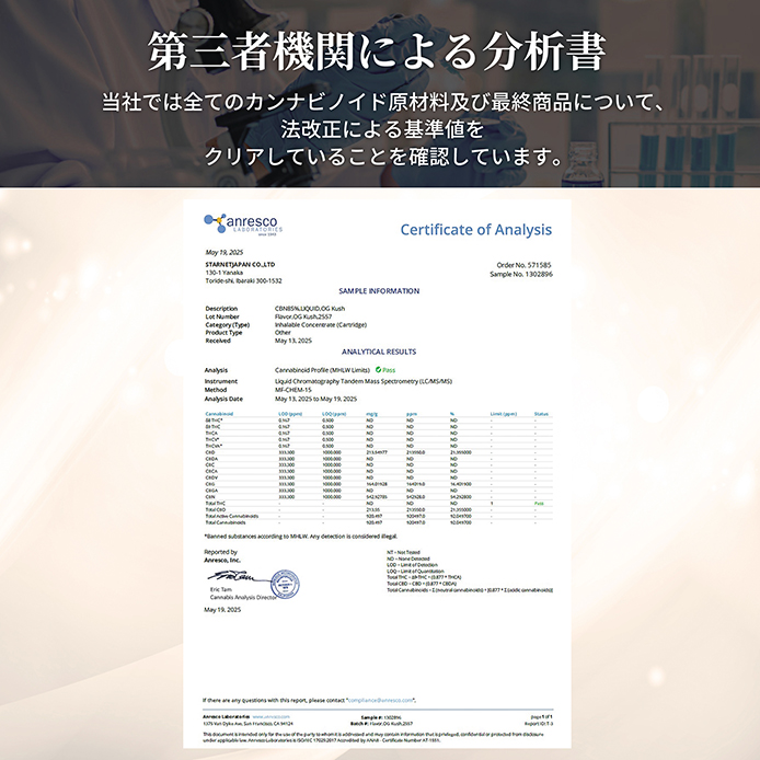 CBN リキッド CBD CBG 85% 1ml 高濃度 ベイプ CANNACREATE ブロードスペクトラム CBC CBDV テルペン 豊富 CBDペン カートリッジ 電子タバコ 禁煙 日本製　85TRN | CANNACREATE | 14