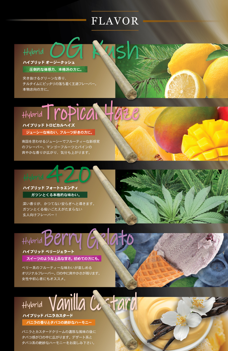 CBNジョイント 高濃度 CBN ハーブ ジョイント 超お得 5本セット THCフリー CBD CBG モリンガ CANNACREATE カンナクリエイト　JO-N*5s | CANNACREATE | 10