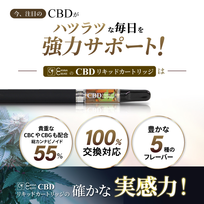 CANNACREATE CBD リキッド 55% スターターセット 1ml CANNACREATE 高