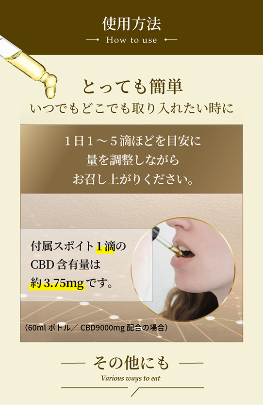 CBD オイル 超特大容量 60ml 高濃度 15% CBD9000mg 高品質スイス産